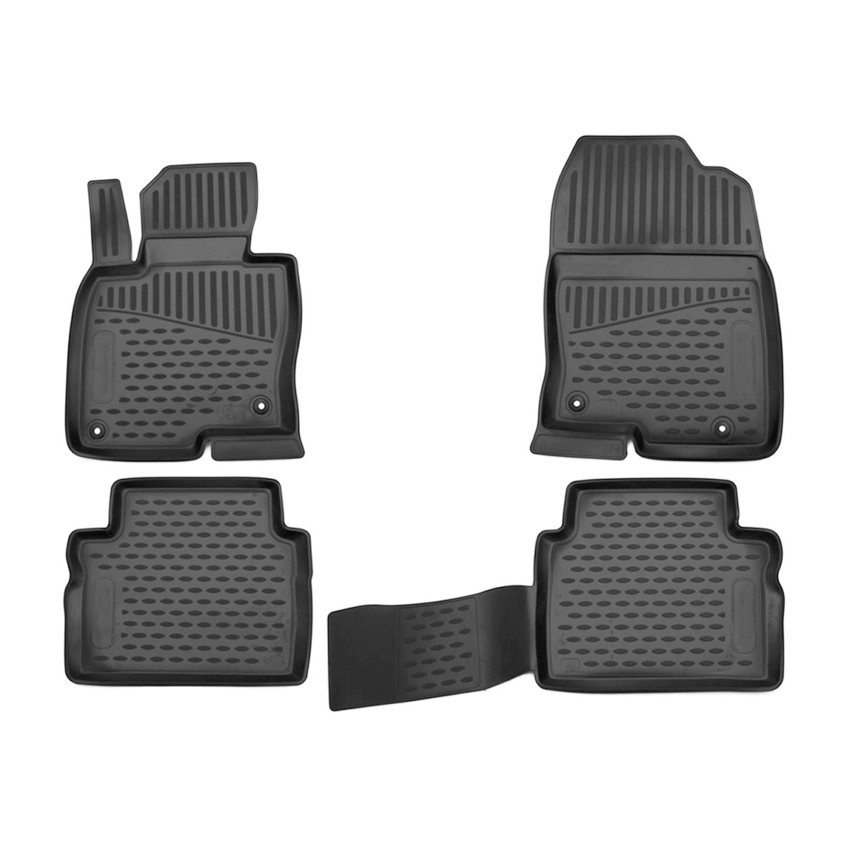 Mazda CX-5 Floor Mats - Omac - Rubber TPE - Black - '17-'25